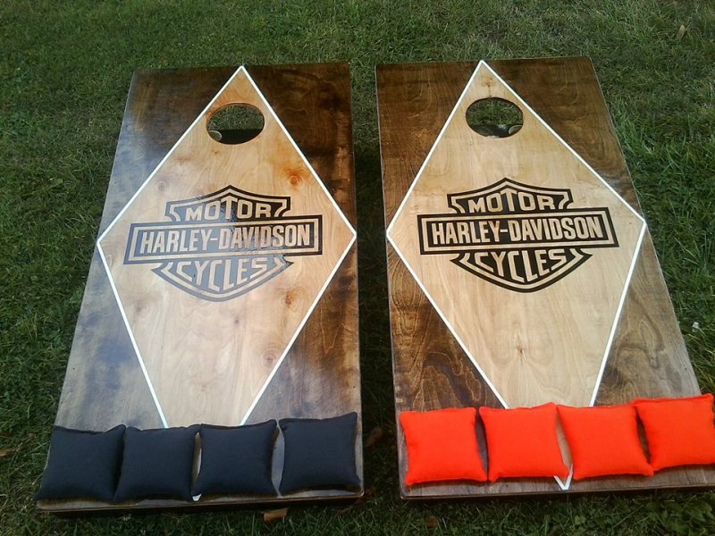 Custom Cornhole  Harry's Custom Woodworks